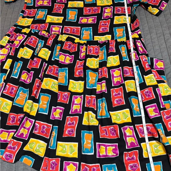Vintage Colorful Babydoll Dress - Picture 5 of 6